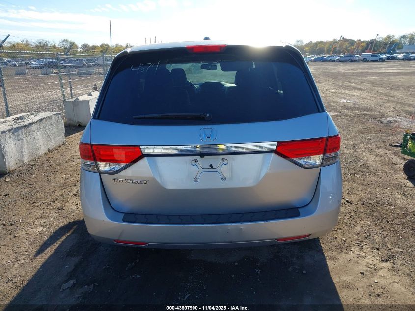 2015 Honda Odyssey Ex-L VIN: 5FNRL5H63FB094874 Lot: 43607900