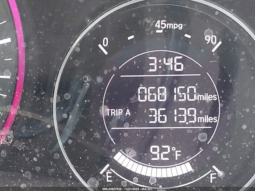 2017 Honda Hr-V Lx VIN: 3CZRU5H35HG702596 Lot: 43607939