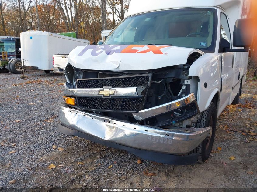 2019 Chevrolet Express Cutaway Work Van VIN: 1GB0GRFG4K1260018 Lot: 43607952