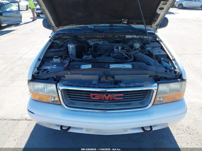 1998 GMC Jimmy Slt VIN: 1GKDT13W4W2524543 Lot: 43608028