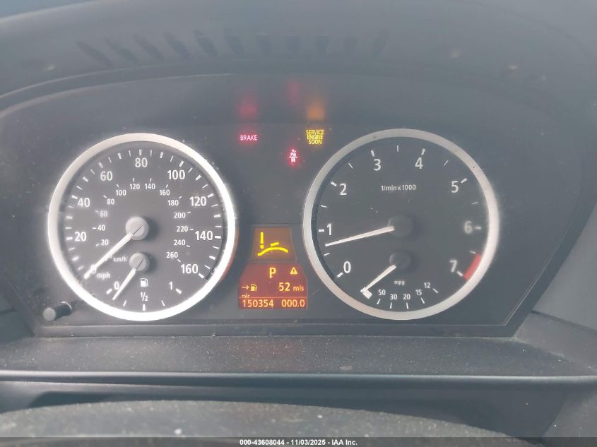 2006 BMW 550I VIN: WBANB53566CP00257 Lot: 43608044