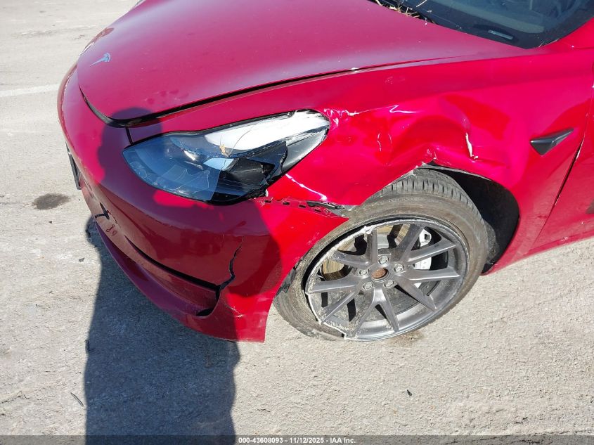 2023 Tesla Model 3 Rear-Wheel Drive VIN: 5YJ3E1EA7PF656083 Lot: 43608093