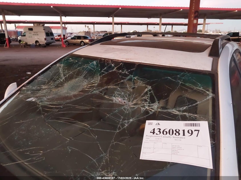 2004 Lexus Rx 330 VIN: JTJGA31U240013298 Lot: 43608197