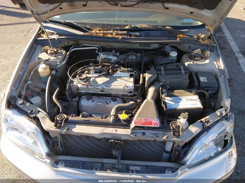 2003 Mitsubishi Lancer Es VIN: JA3AJ26E23U074399 Lot: 43608230