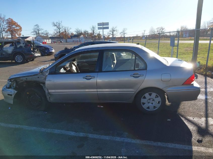 2003 Mitsubishi Lancer Es VIN: JA3AJ26E23U074399 Lot: 43608230