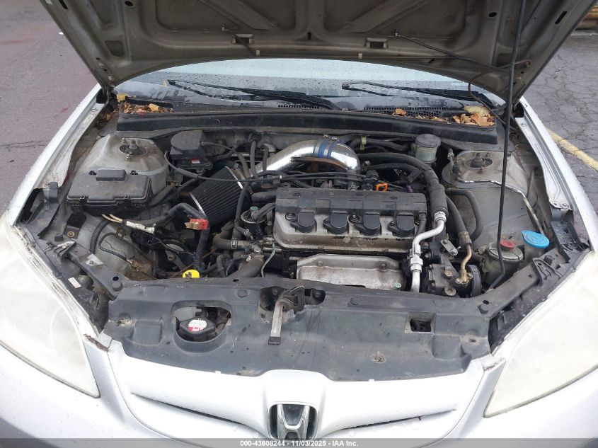 2005 Honda Civic Lx VIN: 2HGES16535H520562 Lot: 43608244