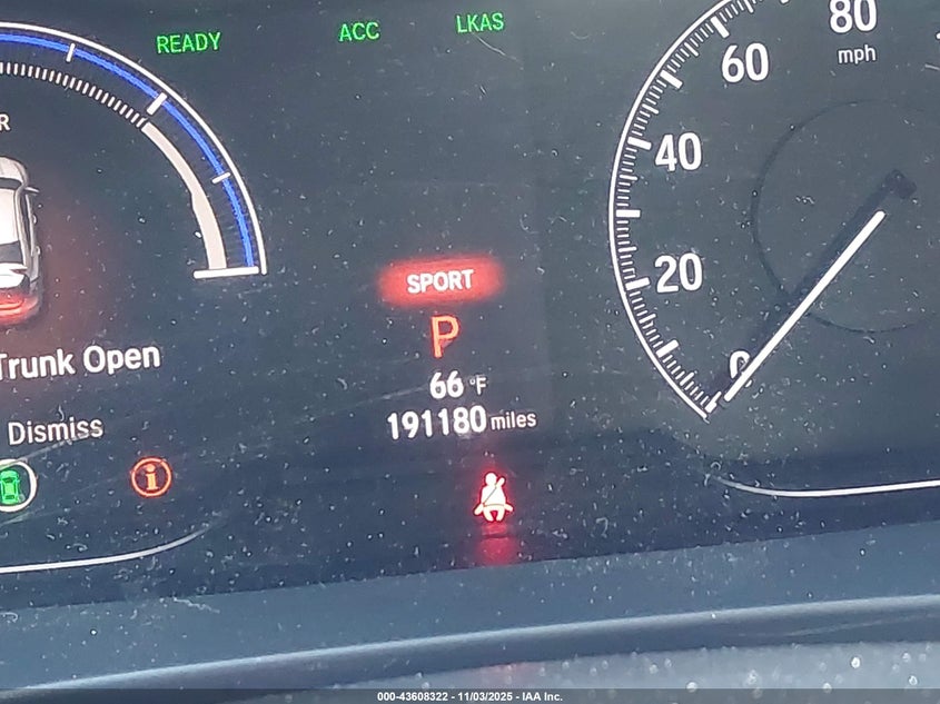 2019 HONDA INSIGHT EX - 19XZE4F59KE029011