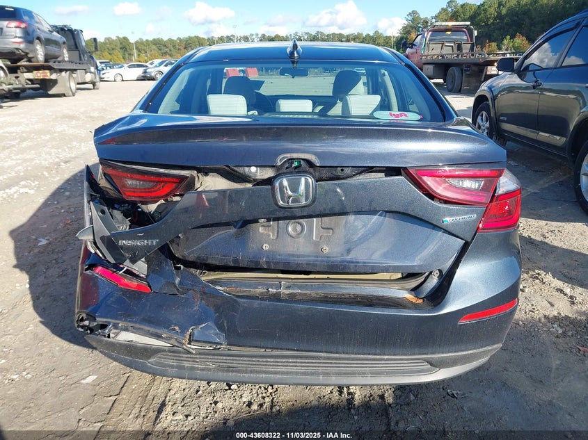 2019 HONDA INSIGHT EX - 19XZE4F59KE029011