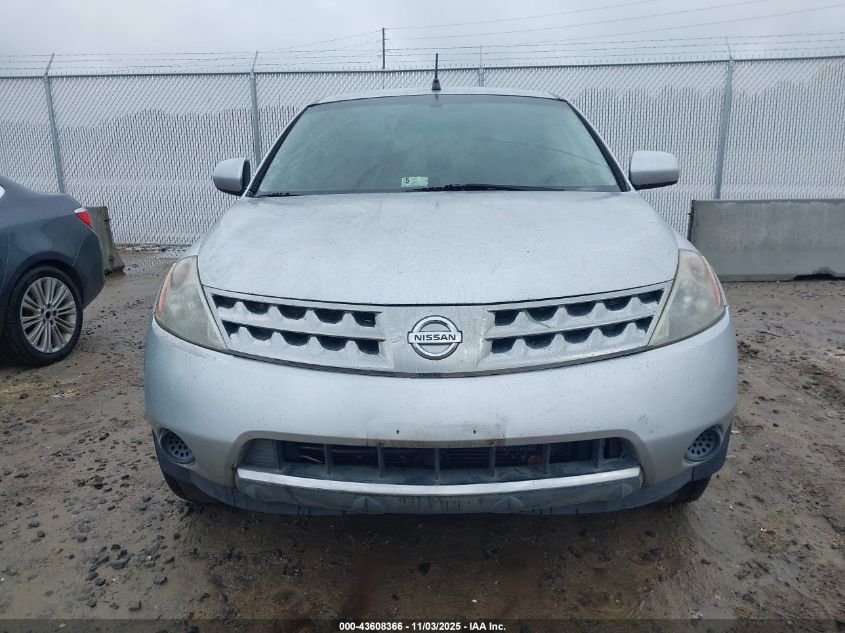 2006 Nissan Murano S VIN: JN8AZ08W16W548537 Lot: 43608366