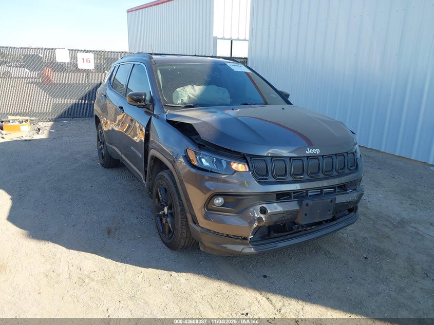 2022 JEEP COMPASS LATITUDE 4X4 - 3C4NJDBB5NT169479