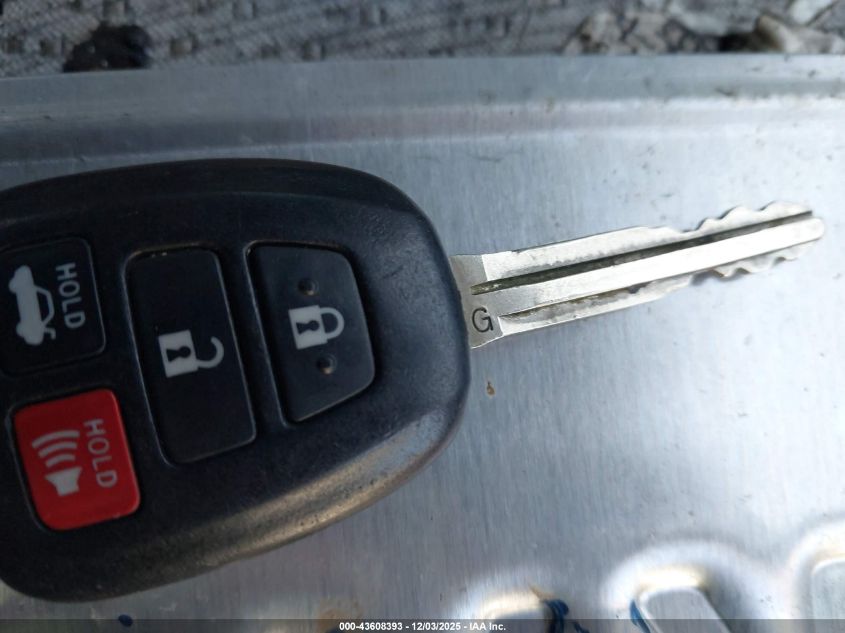 2012 Toyota Camry Le VIN: 4T1BF1FK6CU081665 Lot: 43608393