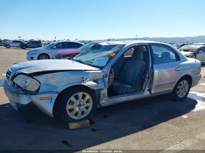 2005 Kia Optima Ex V6/Lx V6 VIN: KNAGD128X55419573 Lot: 43608424