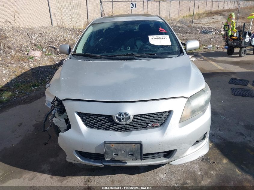 2009 Toyota Corolla Xrs VIN: 1NXBE40E99Z087461 Lot: 43608441