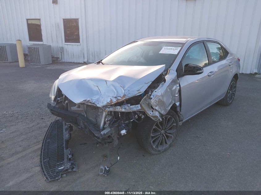 2016 Toyota Corolla S Plus VIN: 5YFBURHE6GP389213 Lot: 43608445