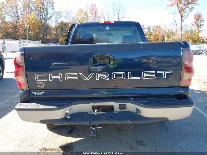 2006 Chevrolet Silverado 1500 Work Truck VIN: 3GCEC14X16G269509 Lot: 43608454