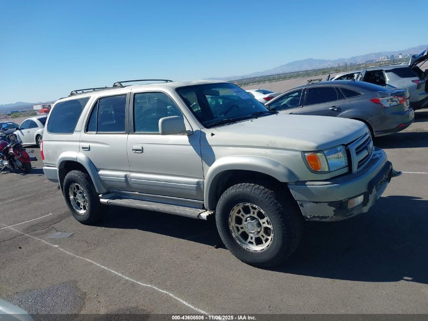 1999 Toyota 4Runner Limited V6 VIN: JT3GN87R3X0120490 Lot: 43608506