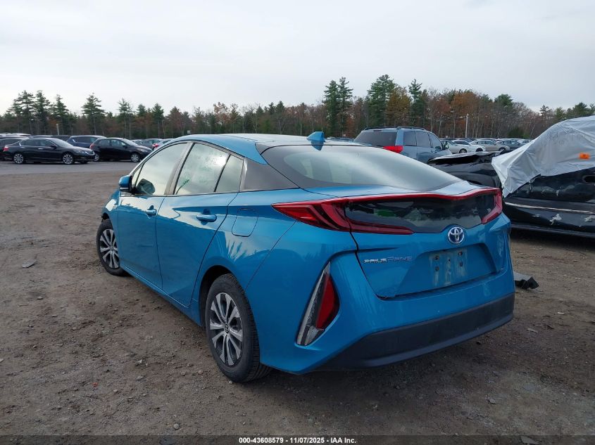 2021 TOYOTA PRIUS PRIME LE - JTDKAMFP5M3180064