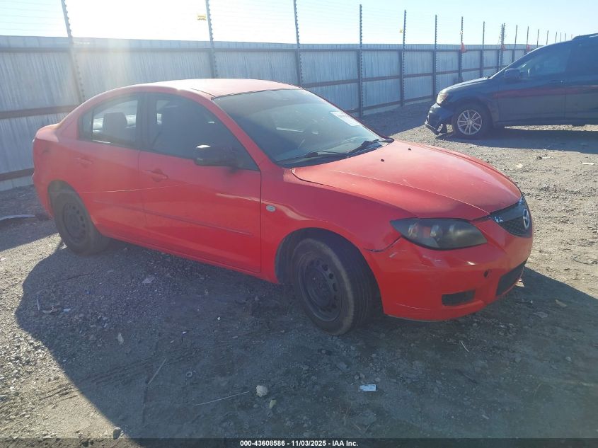 2008 Mazda Mazda3 I Sport red sedan gasoline JM1BK12FX81795994 photo #1