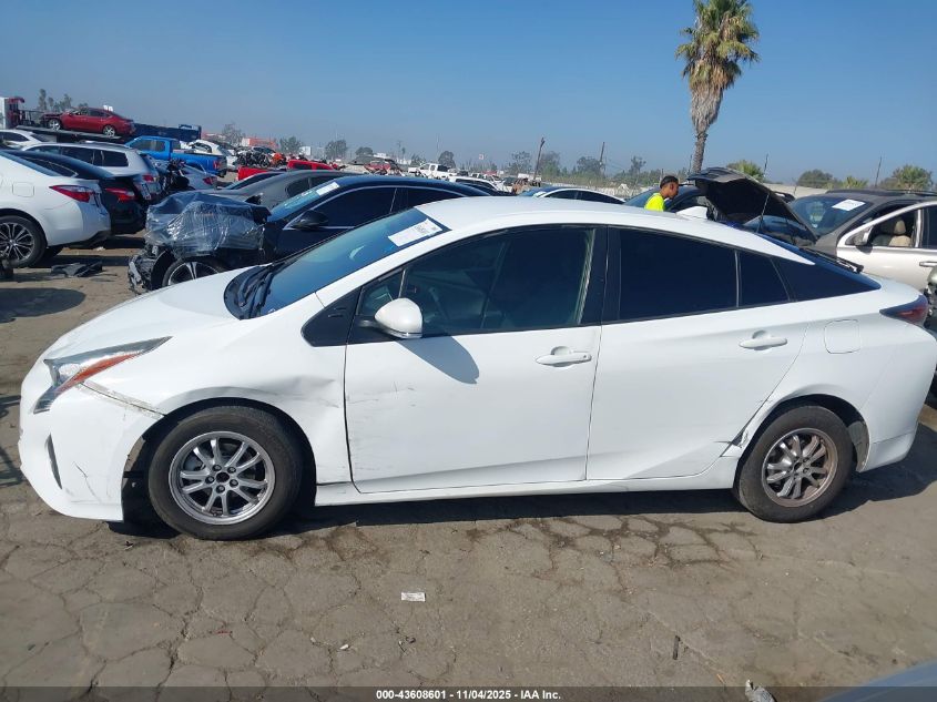 2016 Toyota Prius Two VIN: JTDKBRFU6G3016987 Lot: 43608601