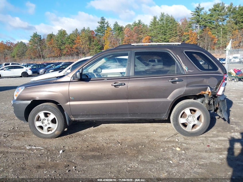 2007 Kia Sportage Lx VIN: KNDJF724677323076 Lot: 43608616