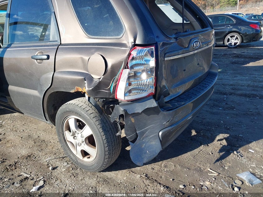 2007 Kia Sportage Lx VIN: KNDJF724677323076 Lot: 43608616