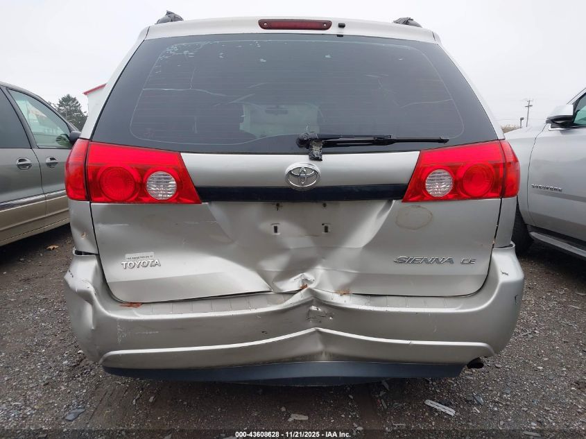 2008 Toyota Sienna Ce VIN: 5TDZK23CX8S122439 Lot: 43608628