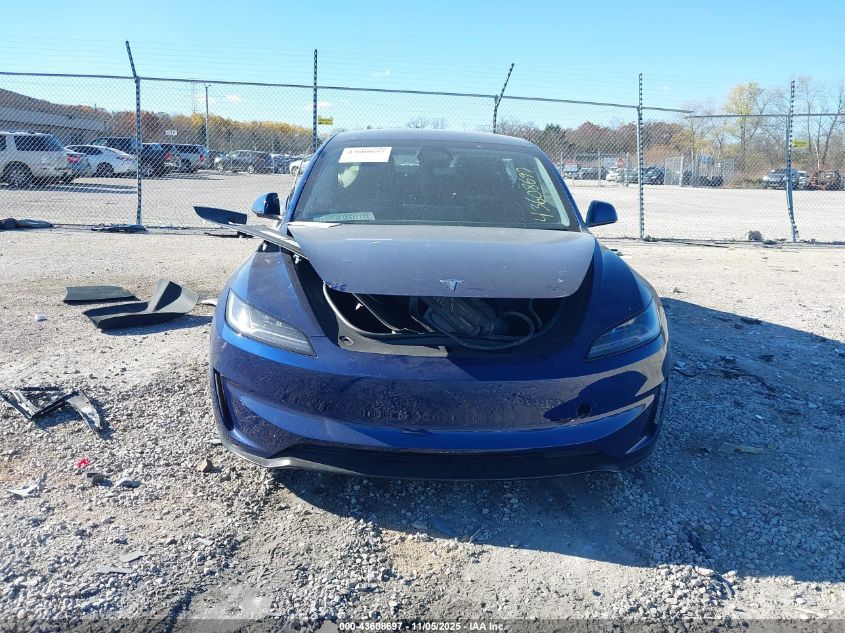 2024 Tesla Model 3 Performance All-Wheel Drive VIN: 5YJ3E1ETXRF795032 Lot: 43608697