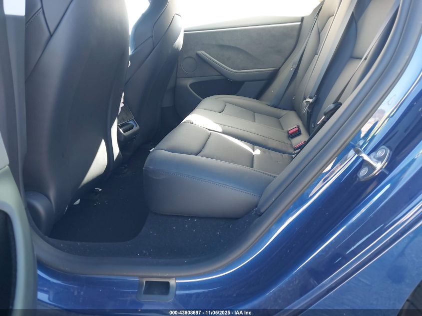 2024 Tesla Model 3 Performance All-Wheel Drive VIN: 5YJ3E1ETXRF795032 Lot: 43608697