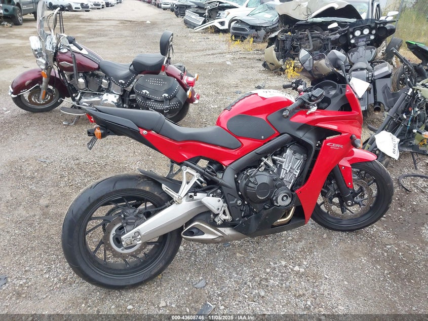 2015 Honda Cbr650 F VIN: MLHRC7402F5100644 Lot: 43608746