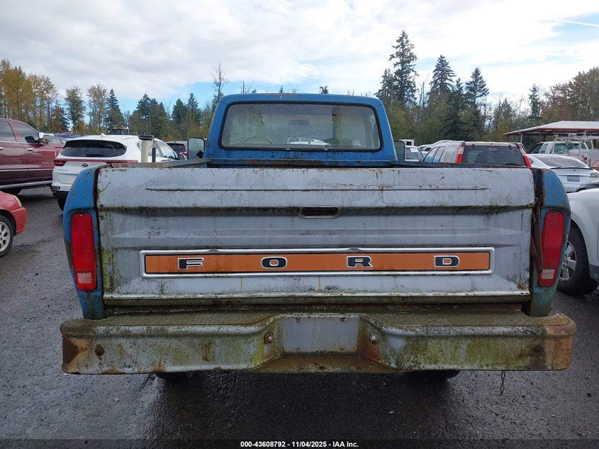 F26YRA25622 1976 FORD F250 photo no. 16