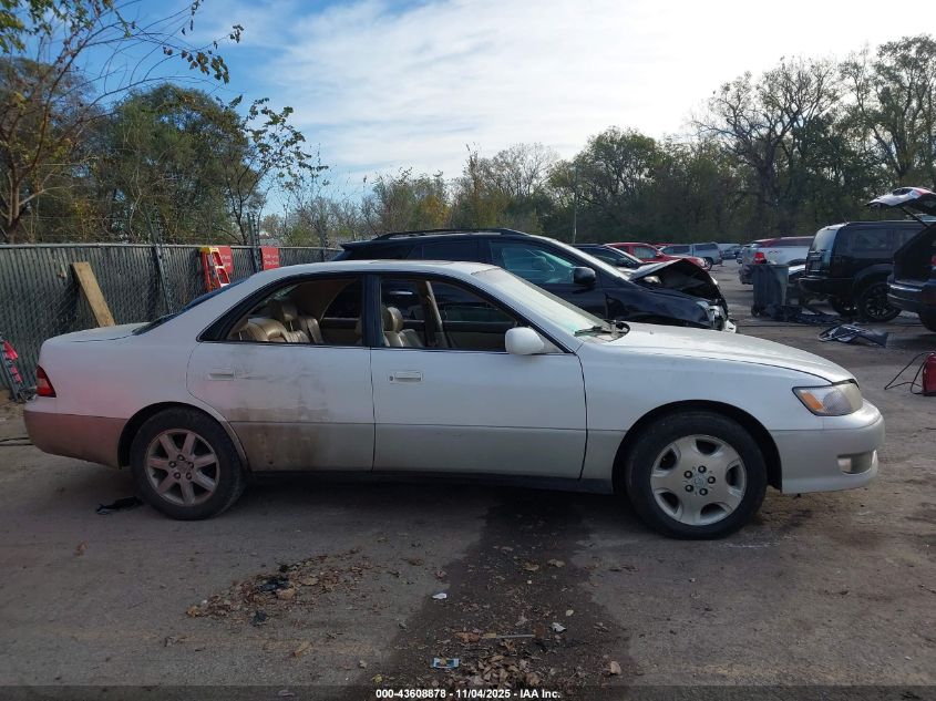 2000 Lexus Es 300 VIN: JT8BF28G0Y5101458 Lot: 43608878