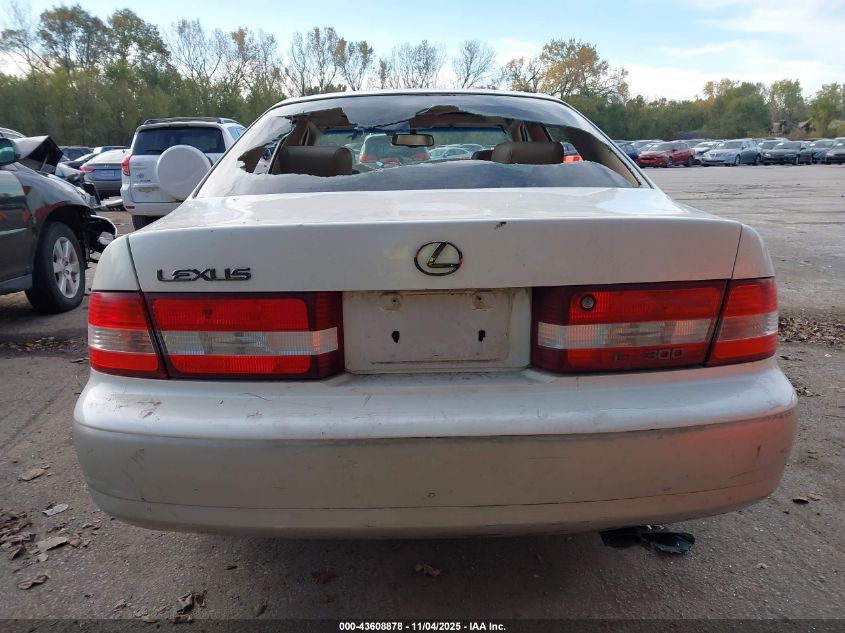 2000 Lexus Es 300 VIN: JT8BF28G0Y5101458 Lot: 43608878