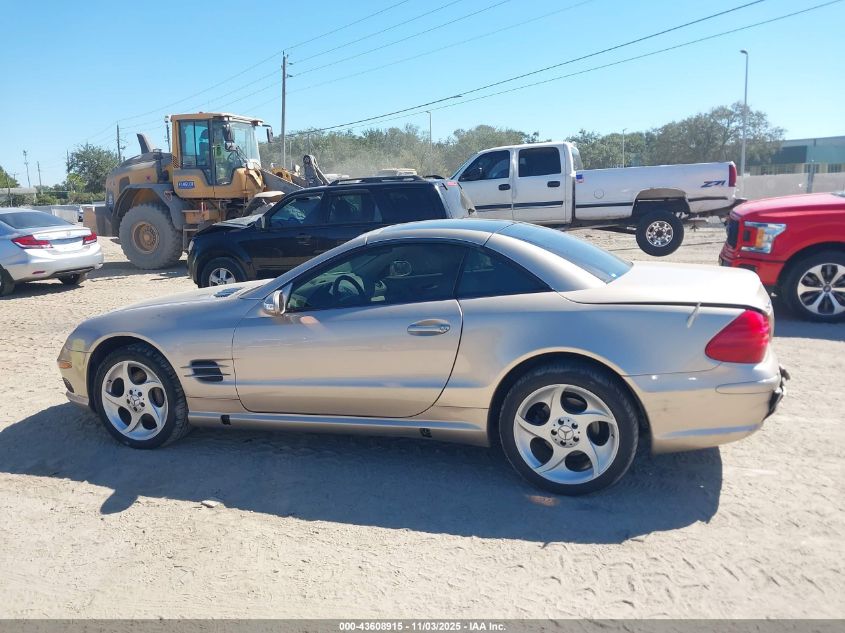 2003 Mercedes-Benz Sl 500 VIN: WDBSK75F43F020020 Lot: 43608915