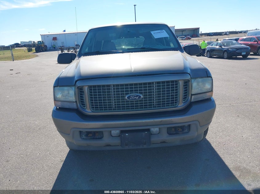 2004 Ford Excursion Limited VIN: 1FMNU42S44EB57700 Lot: 43608965