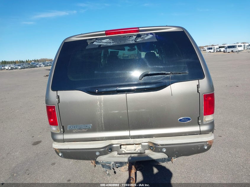 2004 Ford Excursion Limited VIN: 1FMNU42S44EB57700 Lot: 43608965