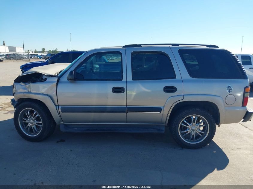 2004 Chevrolet Tahoe Ls VIN: 1GNEC13Z84R133773 Lot: 43608991