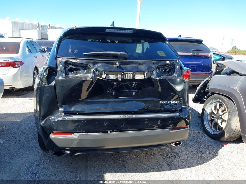 2015 Lexus Nx 200T VIN: JTJYARBZ9F2001691 Lot: 43609018