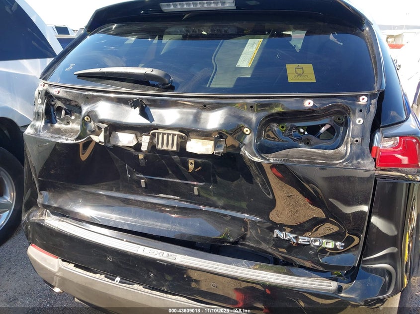 2015 Lexus Nx 200T VIN: JTJYARBZ9F2001691 Lot: 43609018