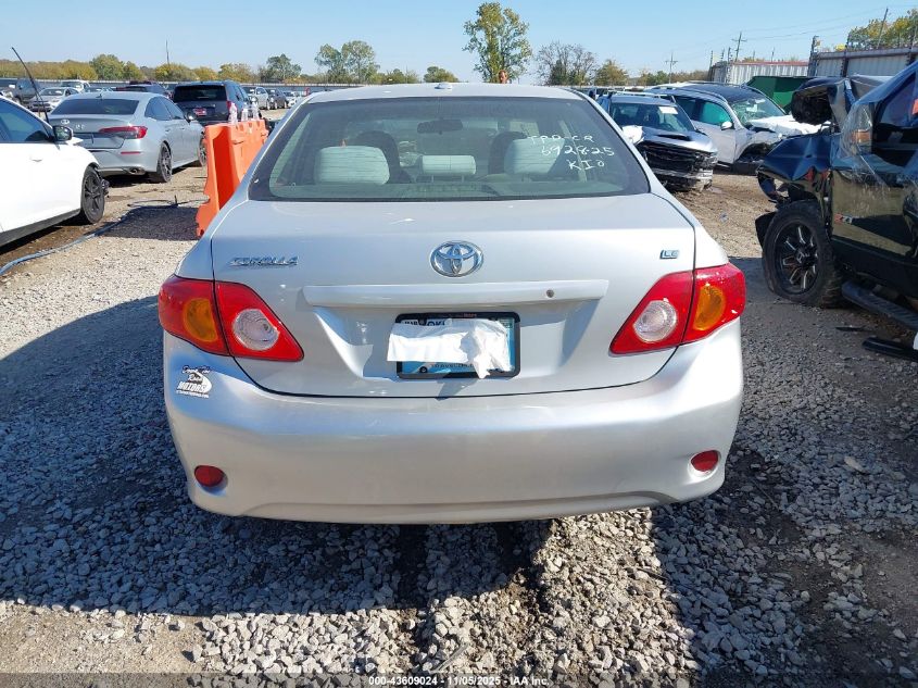 2009 Toyota Corolla Le VIN: 1NXBU40EX9Z089383 Lot: 43609024
