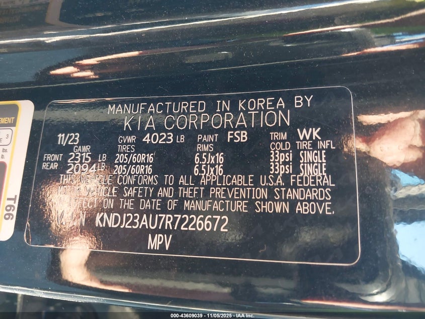 KNDJ23AU7R7226672 2024 KIA SOUL photo no. 9