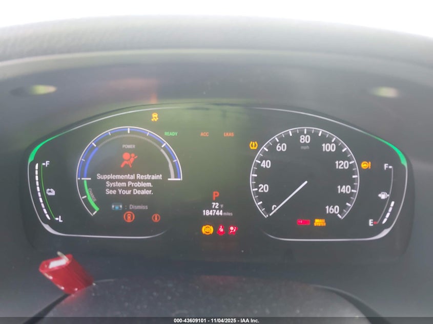 2021 HONDA INSIGHT EX - 19XZE4F52ME001991