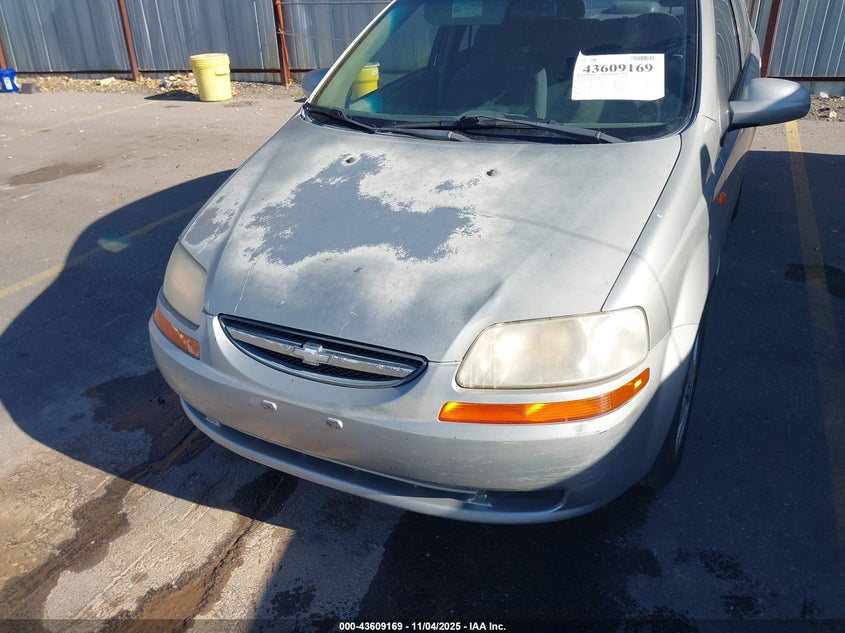 2004 Chevrolet Aveo Ls VIN: KL1TJ52694B270757 Lot: 43609169