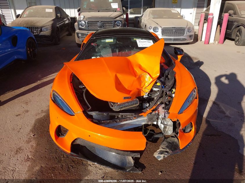 2023 Mclaren Gt VIN: SBM22GCA5PW002504 Lot: 43609206