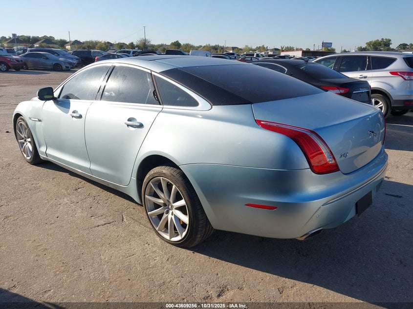 2012 Jaguar Xj blue sedan gasoline SAJWA1CB6CLV22792 photo #4