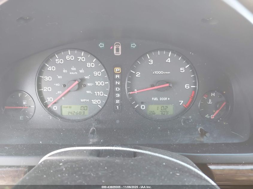 2001 Subaru Outback VIN: 4S3BH665917621298 Lot: 43609305