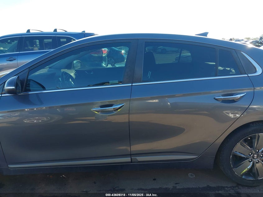 VIN KMHC05LCXJU064259 2018 HYUNDAI IONIQ HYBRID LIMITED