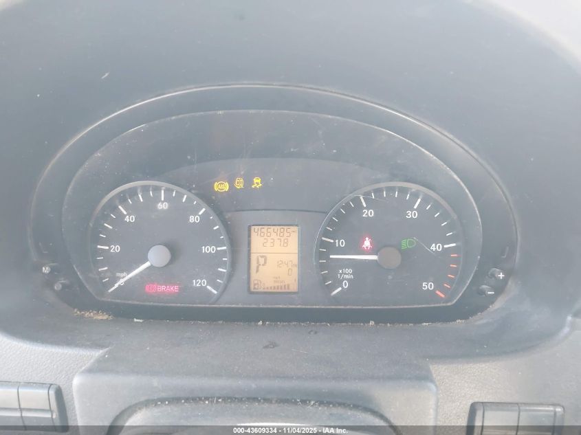 2011 Mercedes-Benz Sprinter 2500 High Roof VIN: WD3PE8CB2B5601499 Lot: 43609334