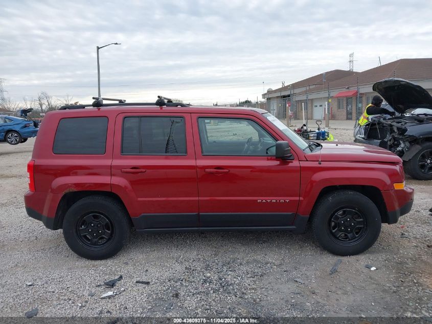 2016 Jeep Patriot Sport VIN: 1C4NJRBB8GD520102 Lot: 43609375