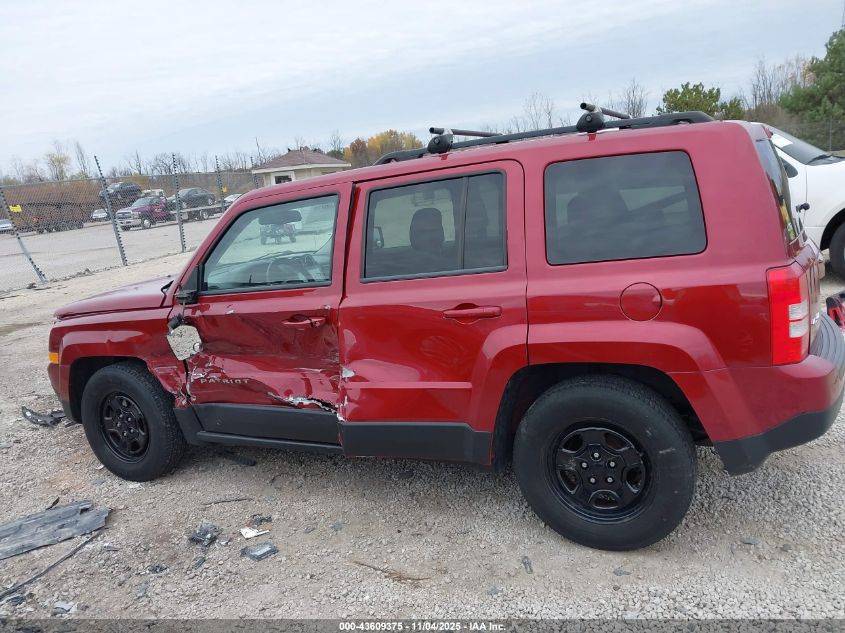2016 Jeep Patriot Sport VIN: 1C4NJRBB8GD520102 Lot: 43609375