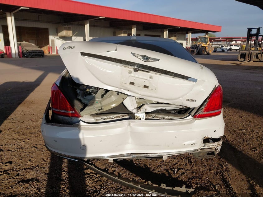 2018 Genesis G90 3.3T Premium VIN: KMHG34JA0JU044932 Lot: 43609418